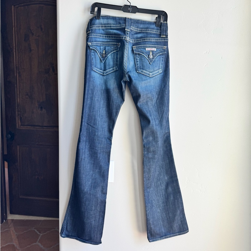 Hudson Y2K Low Rise Bootcut Flare Jeans 26 Dark Wash Retro Vintage Denim - Picture 5 of 9